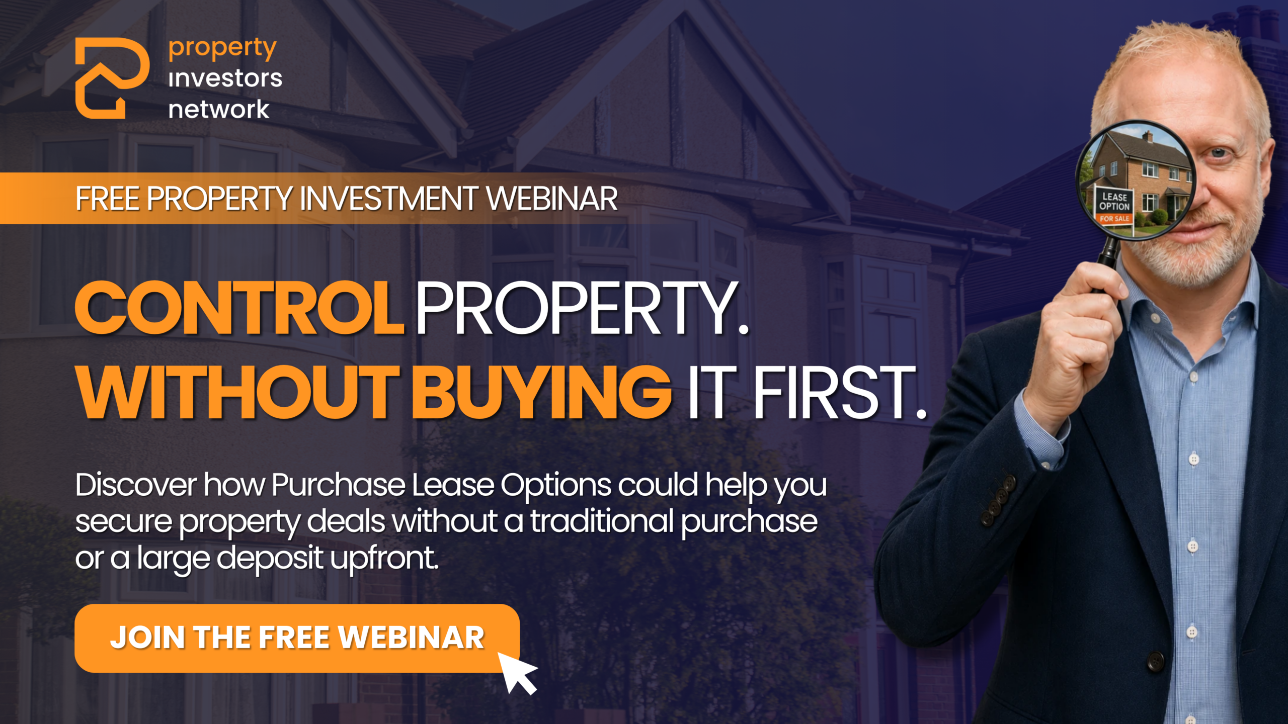 Join Simon Zutshi's live Purchase Lease Options training for 2027